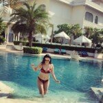 ADITI BUDHATHOKI hot navel show